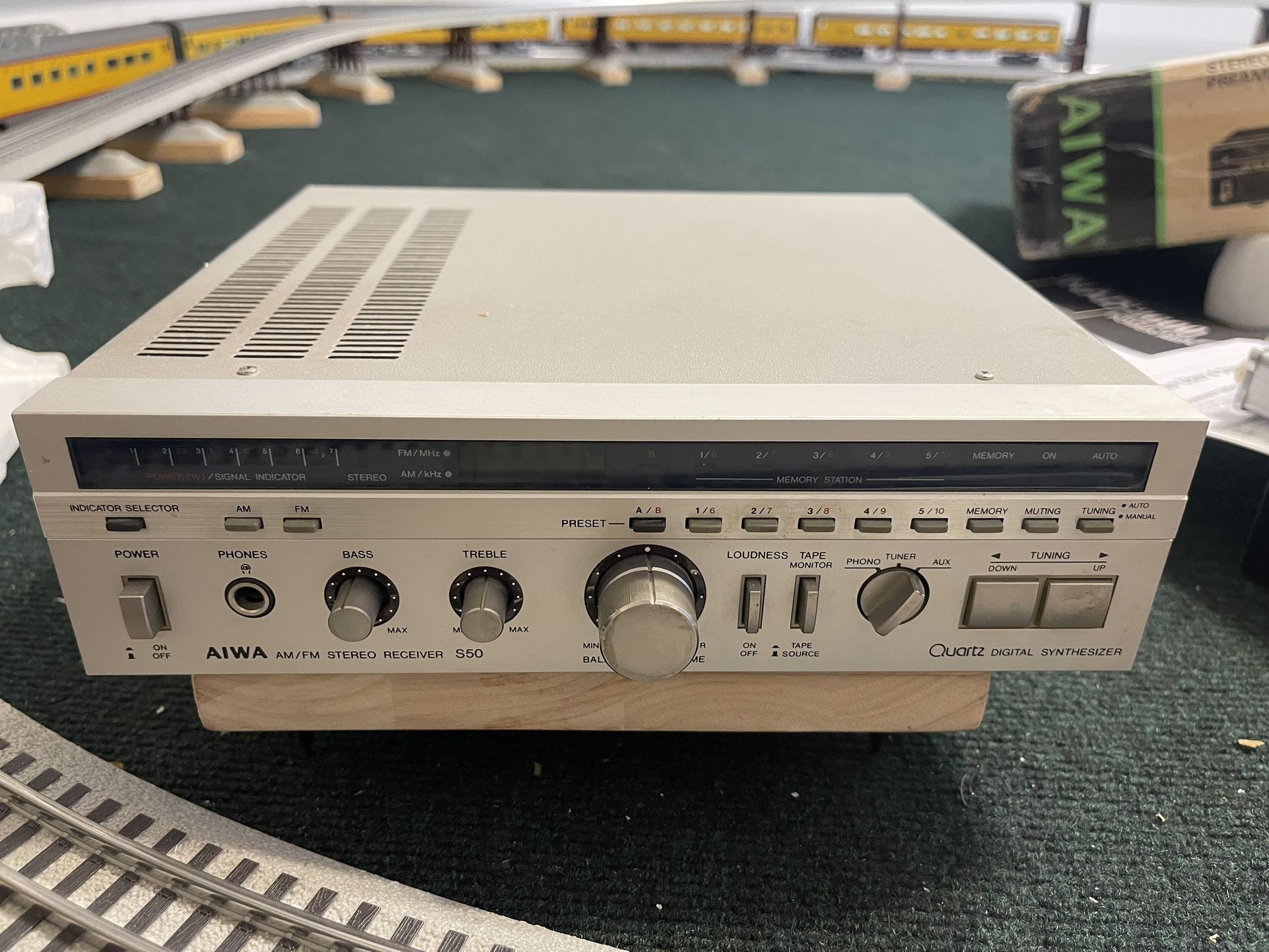 Aiwa S50 Vintage mirco Receiver W/ AM&FM Tuner