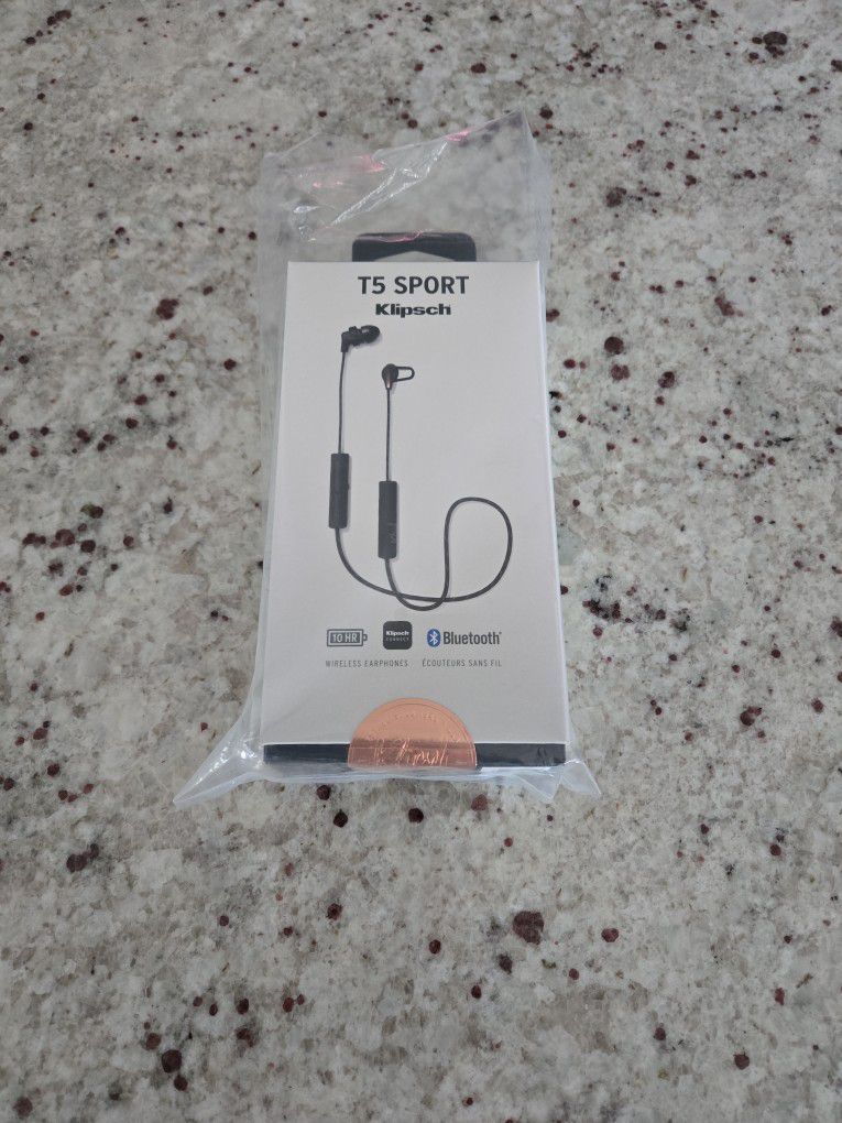 Brand New Klipsch T5 Sport Wireless Earphones