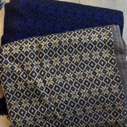 Blue Classic Summer  Shawls 