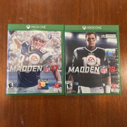 Madden 17 & 18 For Xbox One