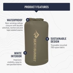 Sea to Summit Lightweight Dry Bag, Multi-Purpose Dry Storage