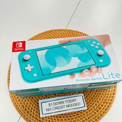 Nintendo Switch Lite Gaming Handheld New - Pay $1 DOWN AVAILABLE - NO CREDIT NEEDED