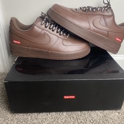 Brown Supreme AF1