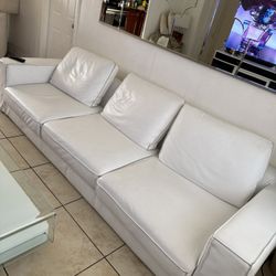 Couch Sofa Leather Good Condition Need Gone 