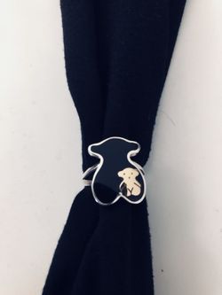 Silver silver black onyx w 18k gold