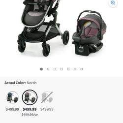 Graco Modes Nest Travel System, Norah, 34.61 lbs, 