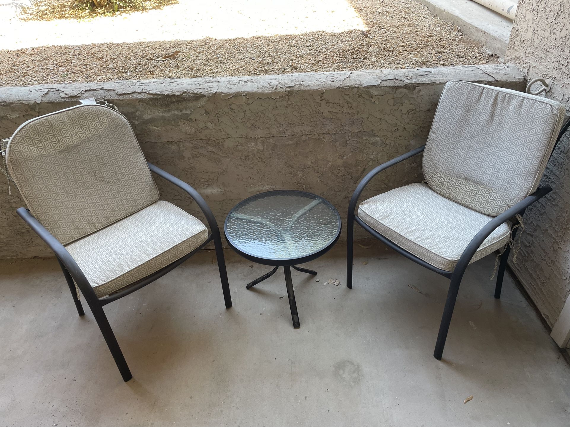 Outdoor Chairs And Table
