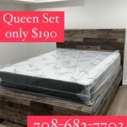 Queen Mattress And Box Springs