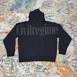 Civil Regime Black Hoodie