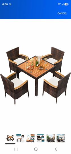 Patio dining set
