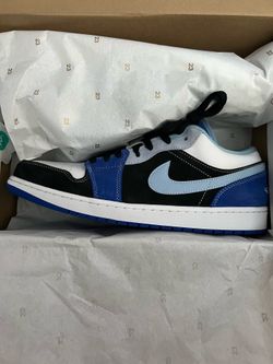 BRAND NEW NIKE AIR JORDAN RETRO 1 LOW RACER BLUE WHITE SIZE 13 $160