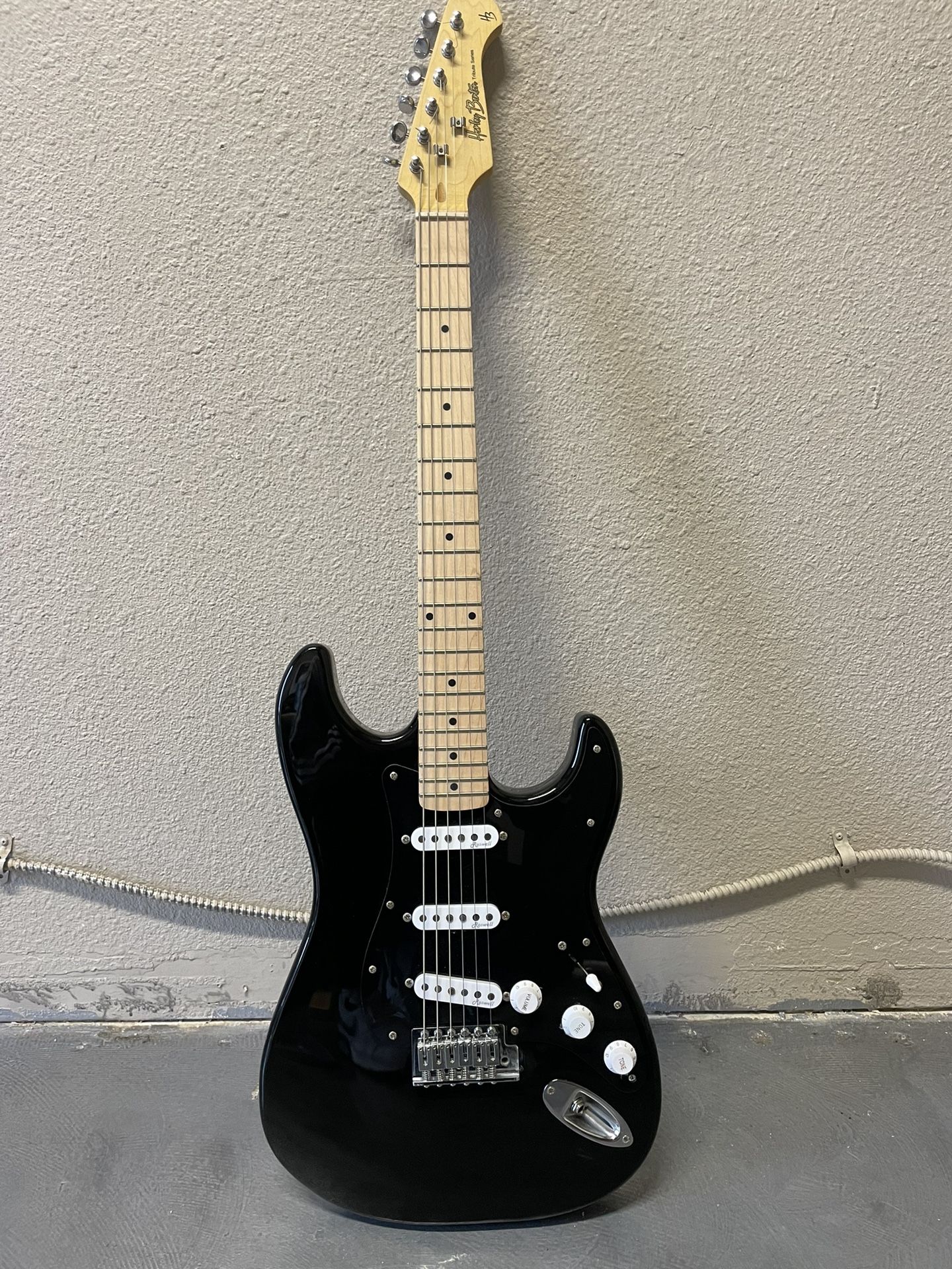 Harley Benton ST-57DG Black Tribute