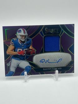 2025 Panini Select Dalton Kincaid Autograph Patch Purple Prizm  /49