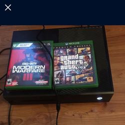 Xbox One Works Great No Problem 3  Games Call Of Duty MWF3 $100 Now Please Be Ready Now 