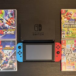 Nintendo Switch + Games