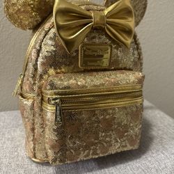 Original Lounge Fly Minnie Mouse Golden Sequence 