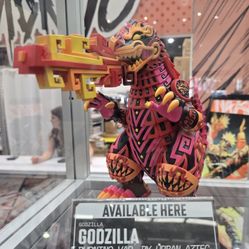 Mondo Godzilla Figure Urban Aztec Burning Variant SOLD OUT IN HAND