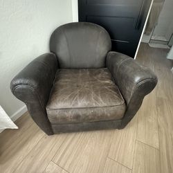 Leather couch