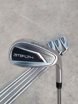 Taylormade Stealth HD 2023 5-PW Iron Set KBS MAX MT85 Steel Regular Flex Right Handed