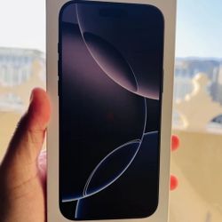 Brand New iPhone 16 Pro Max – Factory Sealed | Never Opened | Unused