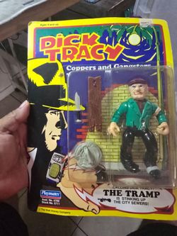 1990 playmates sealed DICK TRACY  the tramp action figure