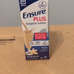Ensure Plus 24/Case $35 A Case, 8 Cases Available 