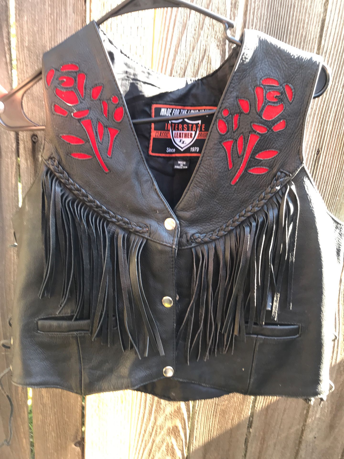 Interstate Leather Riding Vest