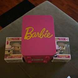 Barbie Funko Pops And Mini Fridge Bundle