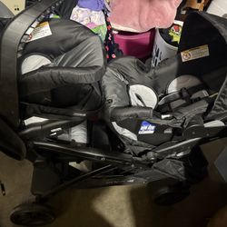 Carreola Para Bebés Gemelos 