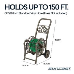 Suncast metal Hose Reel Cart 150 ft Capacity