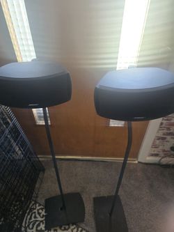 Bose Speakers And Stands