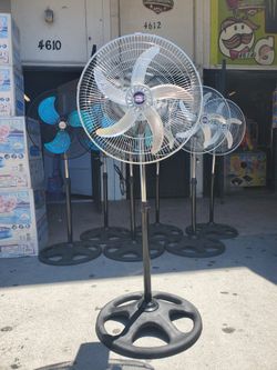 Zoom Metal Fan Ventilador 18" - 3 Speed - 5 Blade❗️Super Powerful  BRAND NEW❗️🥶Nuevos en Caja