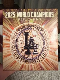 2025 Dodgers World Series Ring SGA