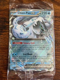 Pokémon Sealed Chien-Pao ex Card