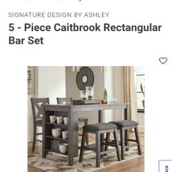 5 piece bar set