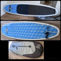 Steve Walden Magic Model Paddleboard 9'11' x31" plus paddle, bag, leash, fin