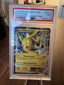 PSA 9 Pikachu EX XY174 Black Star Promo -Pokémon TCG