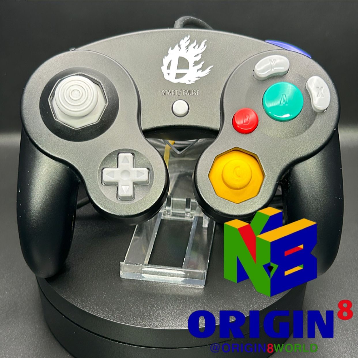 Nintendo Gamecube Super Smash Bros. Ultimate Edition Black Wired Controller