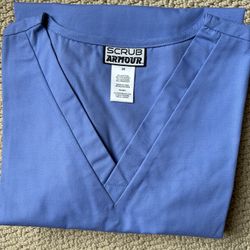 Women’s 2X Light Blue Scrub Top by “Scrub Armour” NEW!