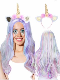 halloween unicorn wig