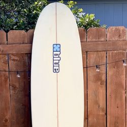 6'6 Blue Surfboard - Midlength