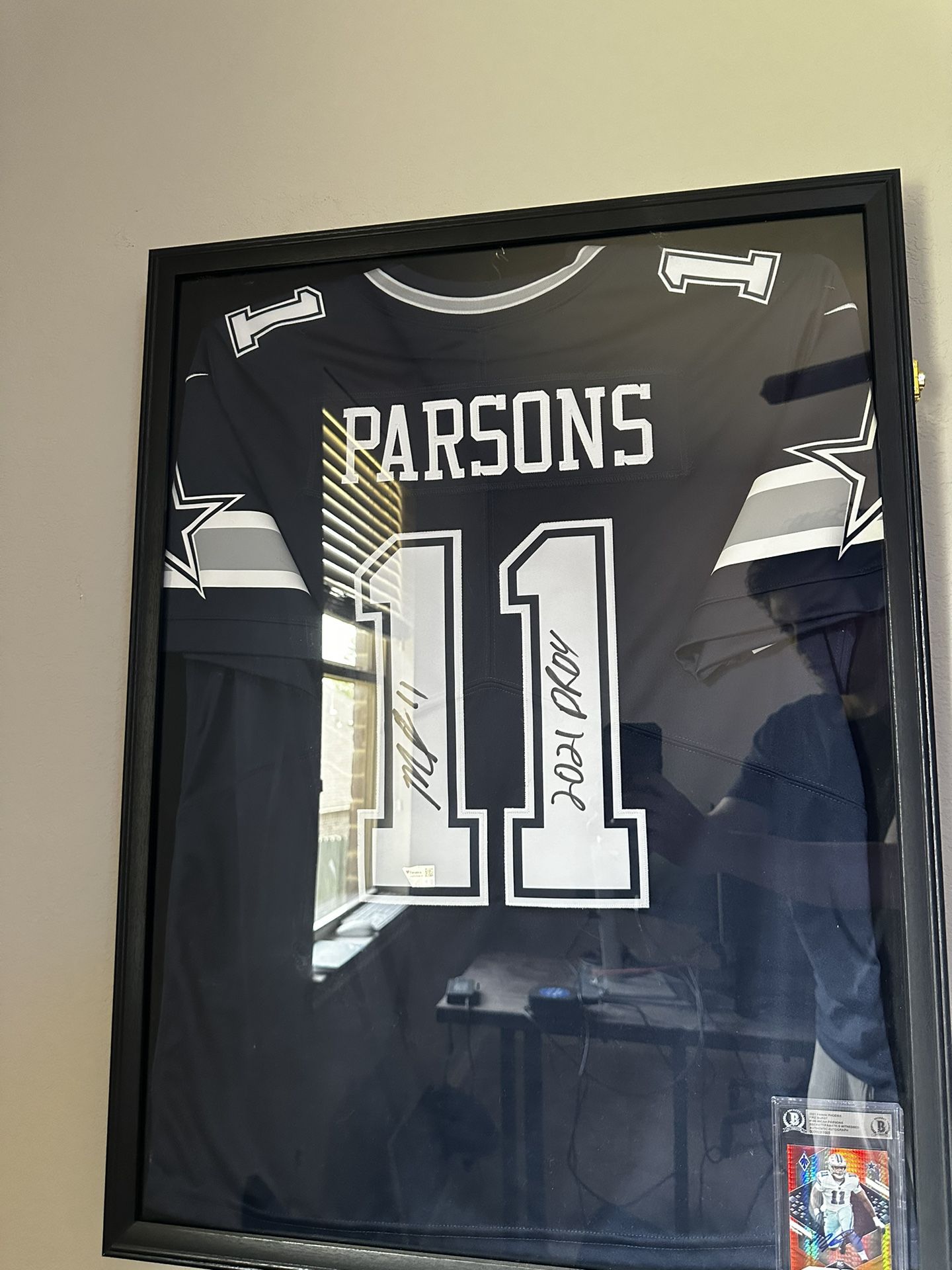 Autographed Micah Parsons Jersey And Rookie Card