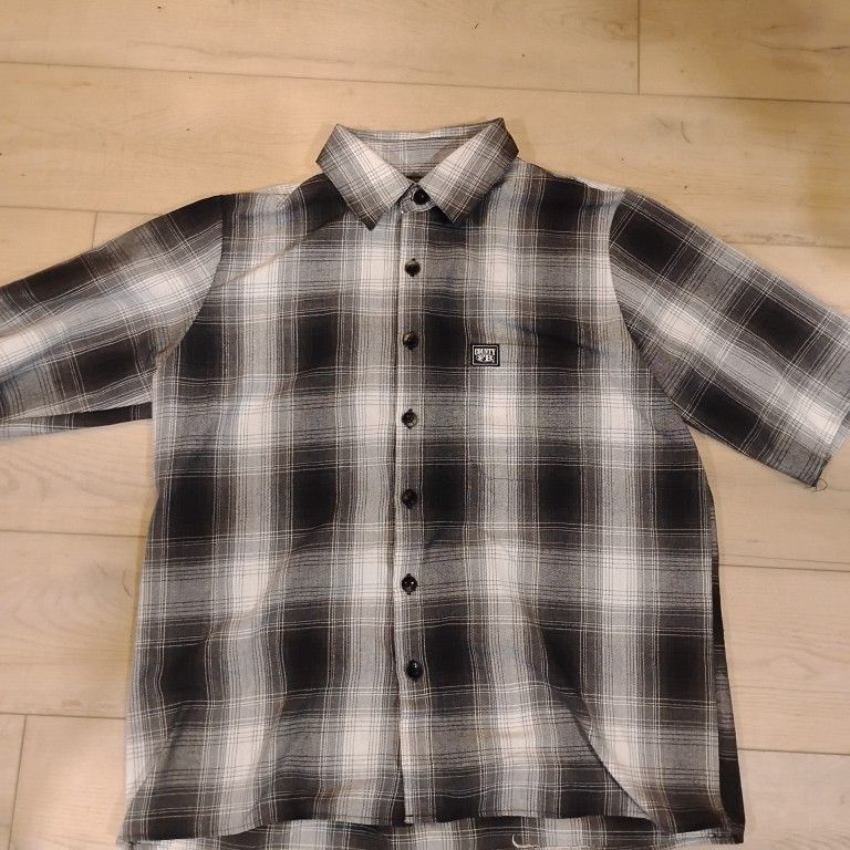 Fb County Checker Button Up
