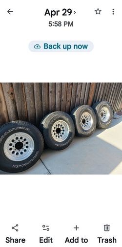 $600 American Racing Outlaw2/Goodyear Wrangler 265/75/16