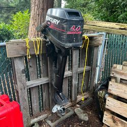 8.0 Mercury Outboard - Rebuilt Last Year $700/obo