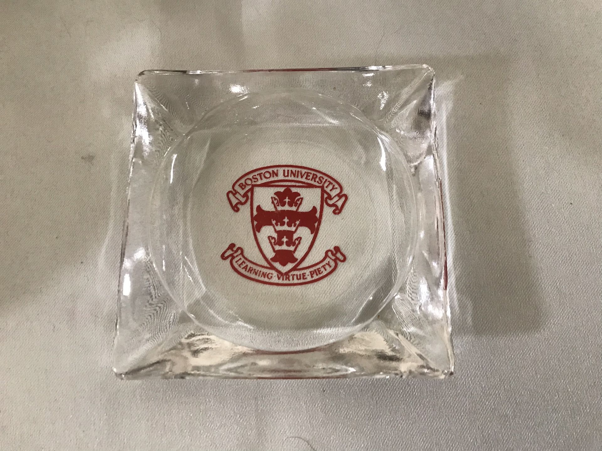 Vintage collectible BU ashtray
