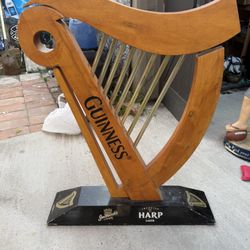 Solid Wood Guinness Harp