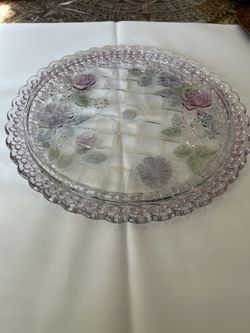 Vintage Soga Japan Cake Platter
