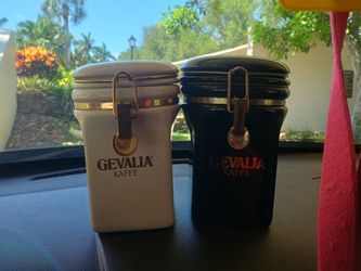 Gevalia Kaffe (vintage coffee containers)