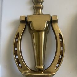 Ranch solid brass door knocker(4”x7 1/2”)